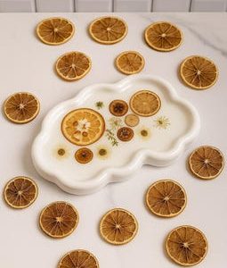 Jewelry tray cloud or rectangle made of resin