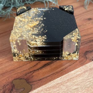 Christmas Epoxy Coasters Set of 4